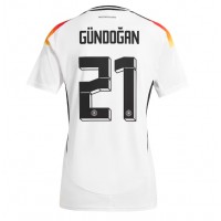 Germany Ilkay Gundogan #21 Replica Home Shirt Ladies Euro 2024 Short Sleeve